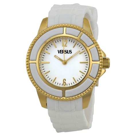 versus versace watch white rubber|versus Versace watches for women.